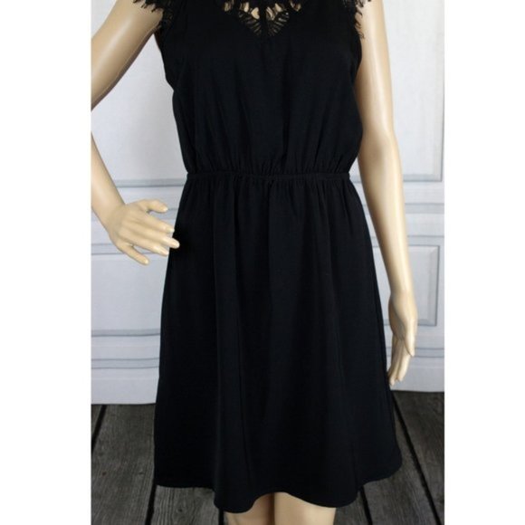 NWT Plus Stitch Fix 41 Hawthorne Black Dress M/P - Picture 6 of 9